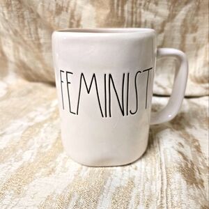 Rae Dunn Feminist Mug - White